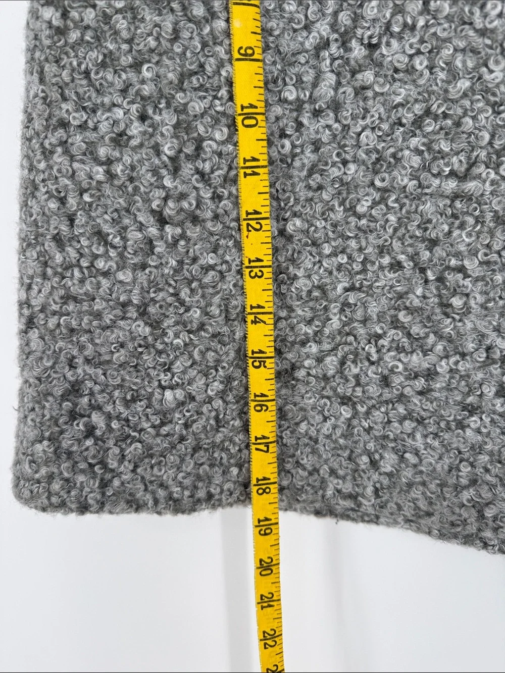 Calvin Klein Bouclé Gray Women's Skirt size 6